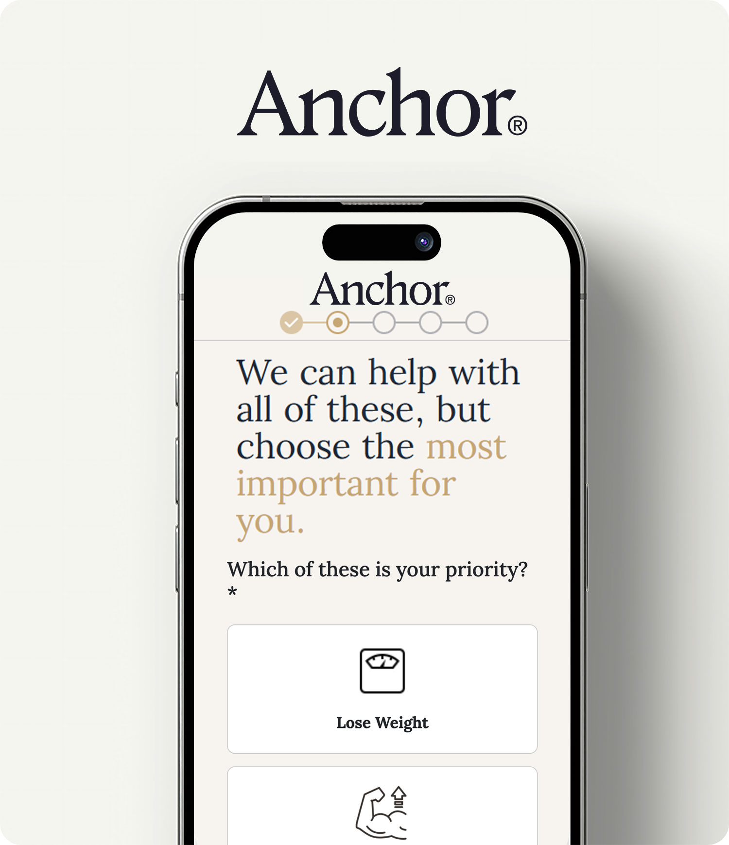 Anchor App Interface